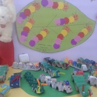 Kağıt katlama buruşturma, yuvarlama, sulu boya  (885)