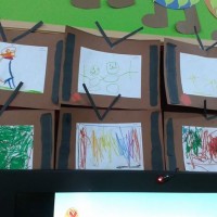 Kağıt katlama buruşturma, yuvarlama, sulu boya  (922)