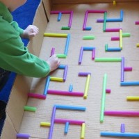 Kağıt katlama buruşturma, yuvarlama, sulu boya  (979)