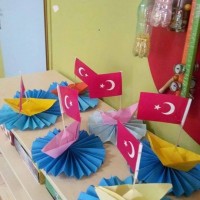 Kağıt katlama buruşturma, yuvarlama, sulu boya  (989)