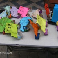 Kağıt katlama buruşturma, yuvarlama, sulu boya  (99)