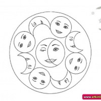 mandala çalişması kağit işleri,sınıf süslemesi fen etkinlikleri  yesilay haftası (40)