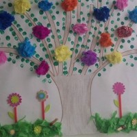 okul öncesi kağit işleri ,duvar süsü ,suluboya çalişması (160)