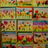 okul öncesi kağit işleri ,duvar süsü ,suluboya çalişması (168)