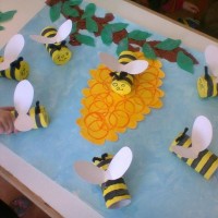 okul öncesi kağit işleri ,duvar süsü ,suluboya çalişması (200)