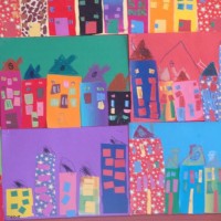 okul öncesi kağit işleri ,duvar süsü ,suluboya çalişması (207)