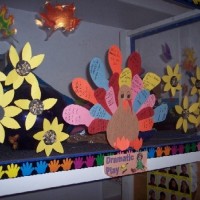 okul öncesi kağit işleri ,duvar süsü ,suluboya çalişması (249)