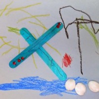 okul öncesi kağit işleri ,duvar süsü ,suluboya çalişması (268)