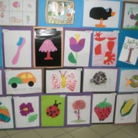 okul öncesi kağit işleri ,duvar süsü ,suluboya çalişması (370)