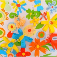 okul öncesi kağit işleri ,duvar süsü ,suluboya çalişması (73)