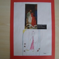 okul öncesi kağit işleri ,duvar süsü ,suluboya çalişması (75)