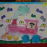 okul öncesi kağit işleri ,duvar süsü ,suluboya çalişması (87)