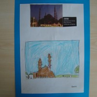 okul öncesi kağit işleri ,duvar süsü ,suluboya çalişması (89)