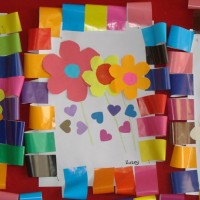 okul öncesi kağit işleri ,duvar süsü ,suluboya çalişması (91)