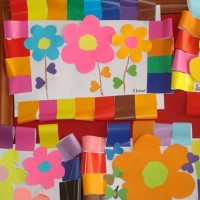 okul öncesi kağit işleri ,duvar süsü ,suluboya çalişması (94)