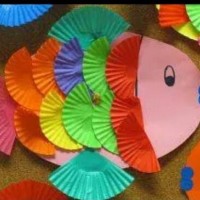 okul öncesınde kağit işler, duvar süsü ,davetiye kartları ,suluboya  çalişması (4306)