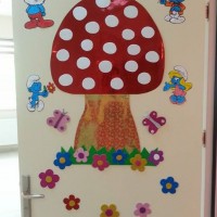 okul öncesınde kağit işler, duvar süsü ,davetiye kartları ,suluboya  çalişması (4327)