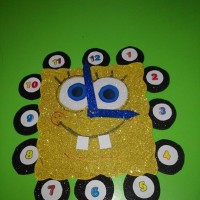 okul öncesınde kağit işler, duvar süsü ,davetiye kartları ,suluboya  çalişması (4328)