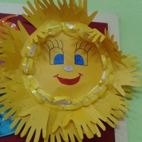 okul öncesınde kağit işler, duvar süsü ,davetiye kartları ,suluboya  çalişması (4337)