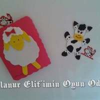 okul öncesınde kağit işler, duvar süsü ,davetiye kartları ,suluboya  çalişması (4473)