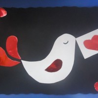 okul öncesınde kağit işler, duvar süsü ,davetiye kartları ,suluboya  çalişması (4485)