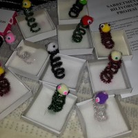 okul öncesınde kağit işler, duvar süsü ,davetiye kartları ,suluboya  çalişması (4509)