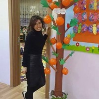 okul öncesınde kağit işler, duvar süsü ,davetiye kartları ,suluboya  çalişması (4527)