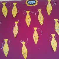 okul öncesınde kağit işler, duvar süsü ,davetiye kartları ,suluboya  çalişması (4545)