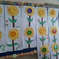 okul öncesınde kağit işler, duvar süsü ,davetiye kartları ,suluboya  çalişması (4547)