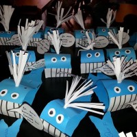 okul öncesınde kağit işler, duvar süsü ,davetiye kartları ,suluboya  çalişması (4673)