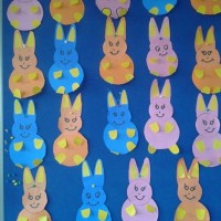 okul öncesınde kağit işler, duvar süsü ,davetiye kartları ,suluboya  çalişması (4813)