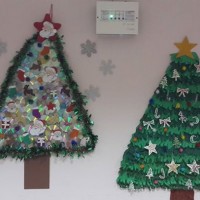 okul öncesınde kağit işler, duvar süsü ,davetiye kartları ,suluboya  çalişması (4815)