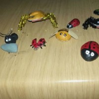 okul öncesınde kağit işler, duvar süsü ,davetiye kartları ,suluboya  çalişması (4846)