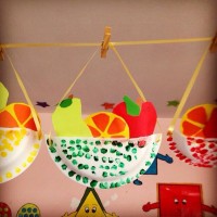 okul öncesınde kağit işler, duvar süsü ,davetiye kartları ,suluboya  çalişması (4870)