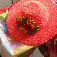 okul öncesınde kağit işler, duvar süsü ,davetiye kartları ,suluboya  çalişması (4883)