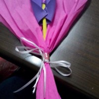 okul öncesınde kağit işler, duvar süsü ,davetiye kartları ,suluboya  çalişması (4894)