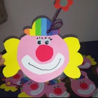 okul öncesınde kağit işler, duvar süsü ,davetiye kartları ,suluboya  çalişması (4903)