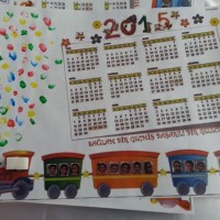 okul öncesınde kağit işler, duvar süsü ,davetiye kartları ,suluboya  çalişması (4982)