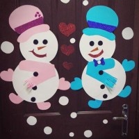 okul öncesınde kağit işler, duvar süsü ,davetiye kartları ,suluboya  çalişması (4984)