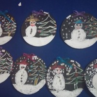 okul öncesınde kağit işler, duvar süsü ,davetiye kartları ,suluboya  çalişması (4989)