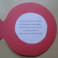 okul öncesınde kağit işler, duvar süsü ,davetiye kartları ,suluboya  çalişması (4990)