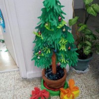 okul öncesınde kağit işler, duvar süsü ,davetiye kartları ,suluboya  çalişması (4997)