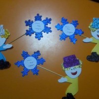 okul öncesınde kağit işler, duvar süsü ,davetiye kartları ,suluboya  çalişması (5010)