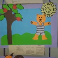 okul öncesınde kağit işler, duvar süsü ,davetiye kartları ,suluboya  çalişması (5025)