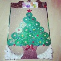 okul öncesınde kağit işler, duvar süsü ,davetiye kartları ,suluboya  çalişması (5041)