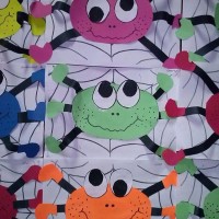 okul öncesınde kağit işler, duvar süsü ,davetiye kartları ,suluboya  çalişması (5056)