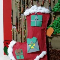 okul öncesınde kağit işler, duvar süsü ,davetiye kartları ,suluboya  çalişması (5063)