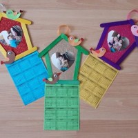 okul öncesınde kağit işler, duvar süsü ,davetiye kartları ,suluboya  çalişması (5072)