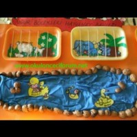 okul öncesınde kağit işler, duvar süsü ,davetiye kartları ,suluboya  çalişması (5080)