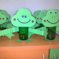 okul öncesınde kağit işler, duvar süsü ,davetiye kartları ,suluboya  çalişması (5098)